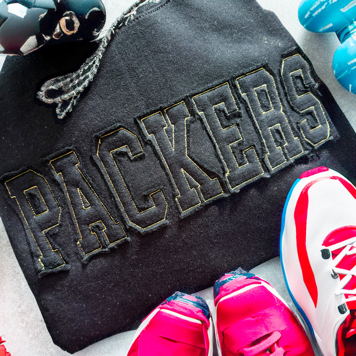 Sweatshirt applique custom