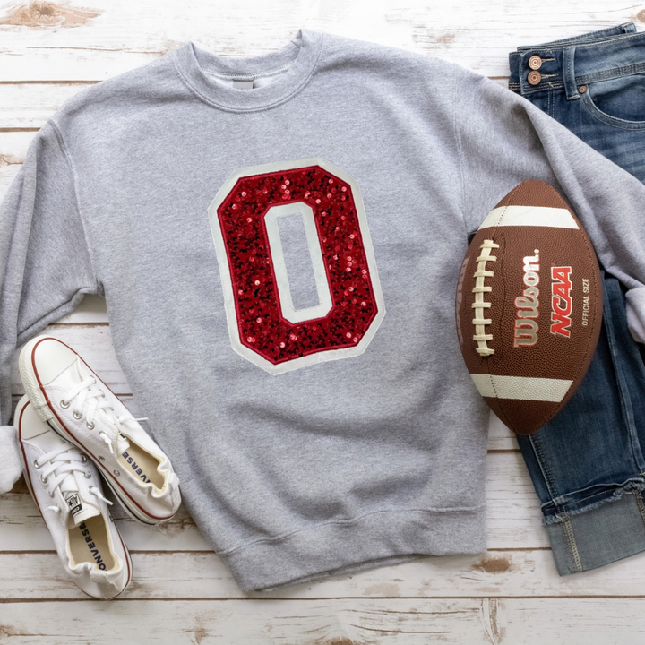 Custom sequin sweatshirt