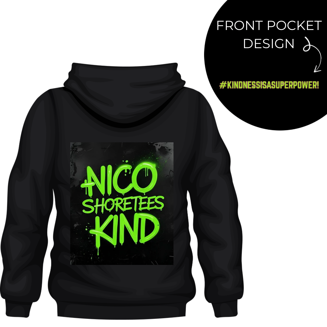 Green graffiti zip up