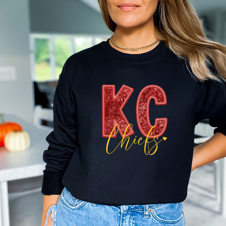 KC faux sequin