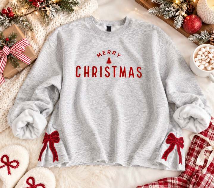 Merry Christmas with side bows