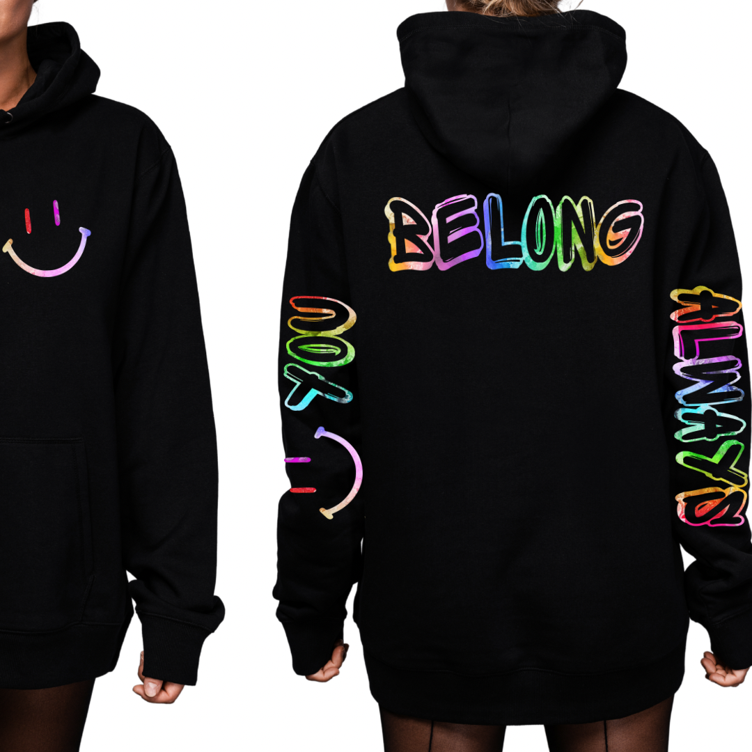 you belong graffiti words on my back