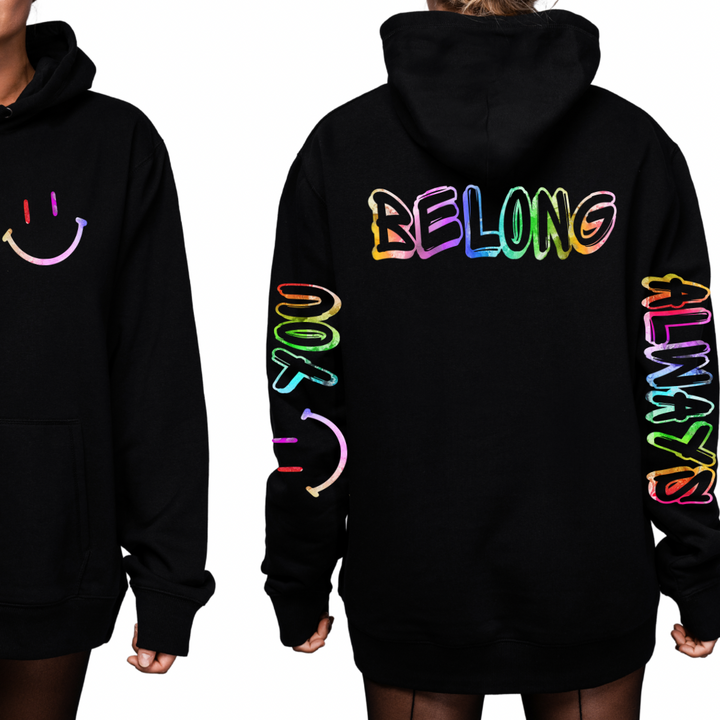 you belong graffiti words on my back