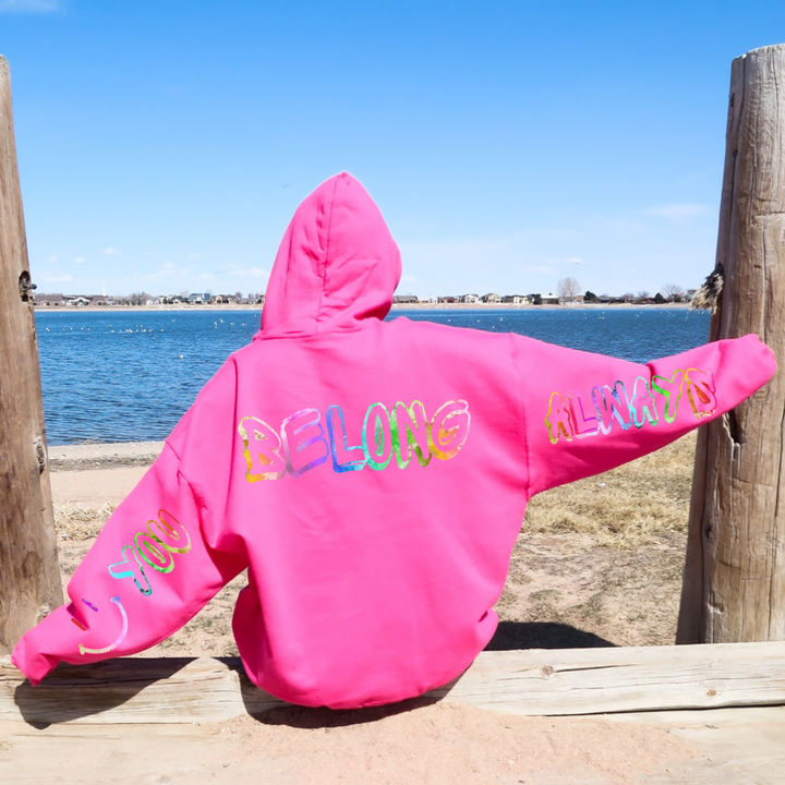 you belong graffiti words on my back