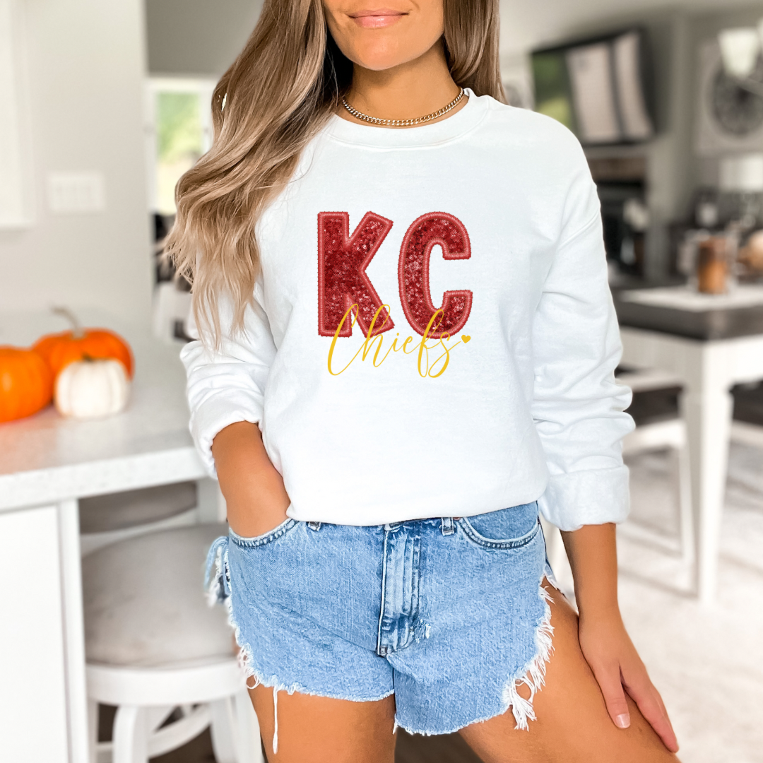 KC faux sequin