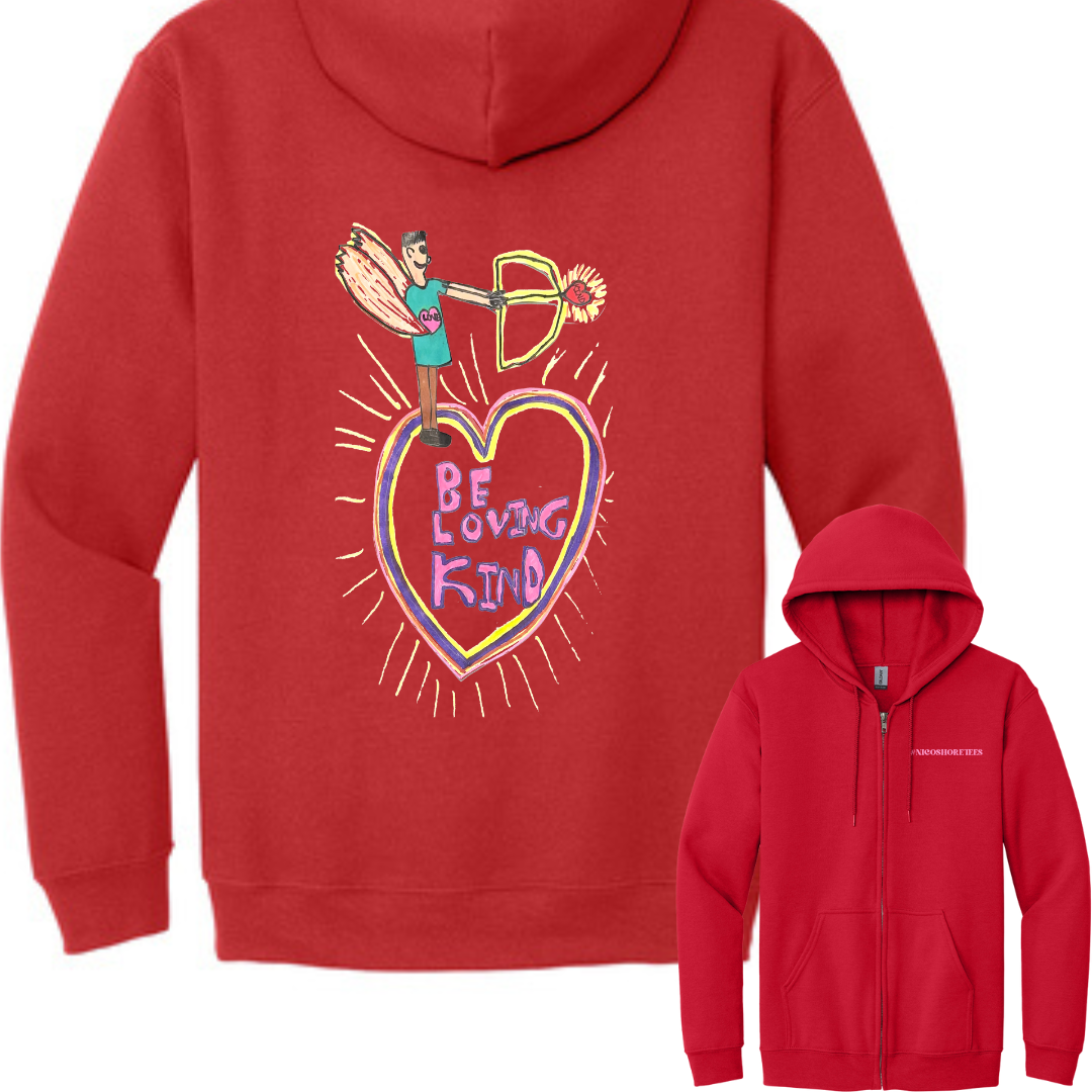 Valentine Zip up nicoshoretees