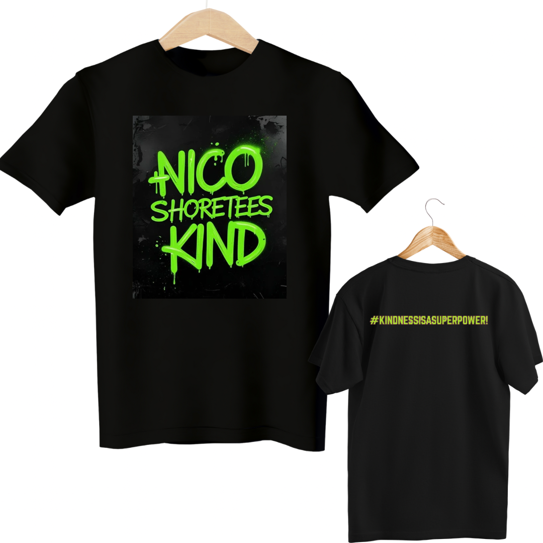 Green graffiti tee
