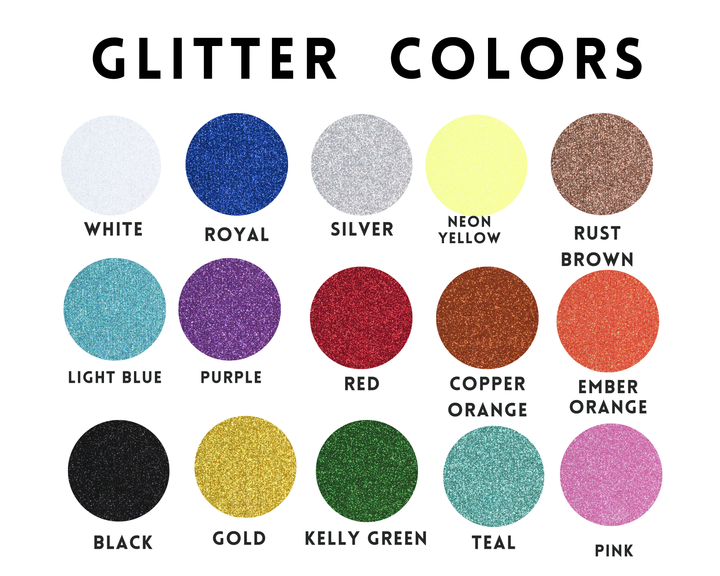 Quarter Zip Mascot Glitter Applique