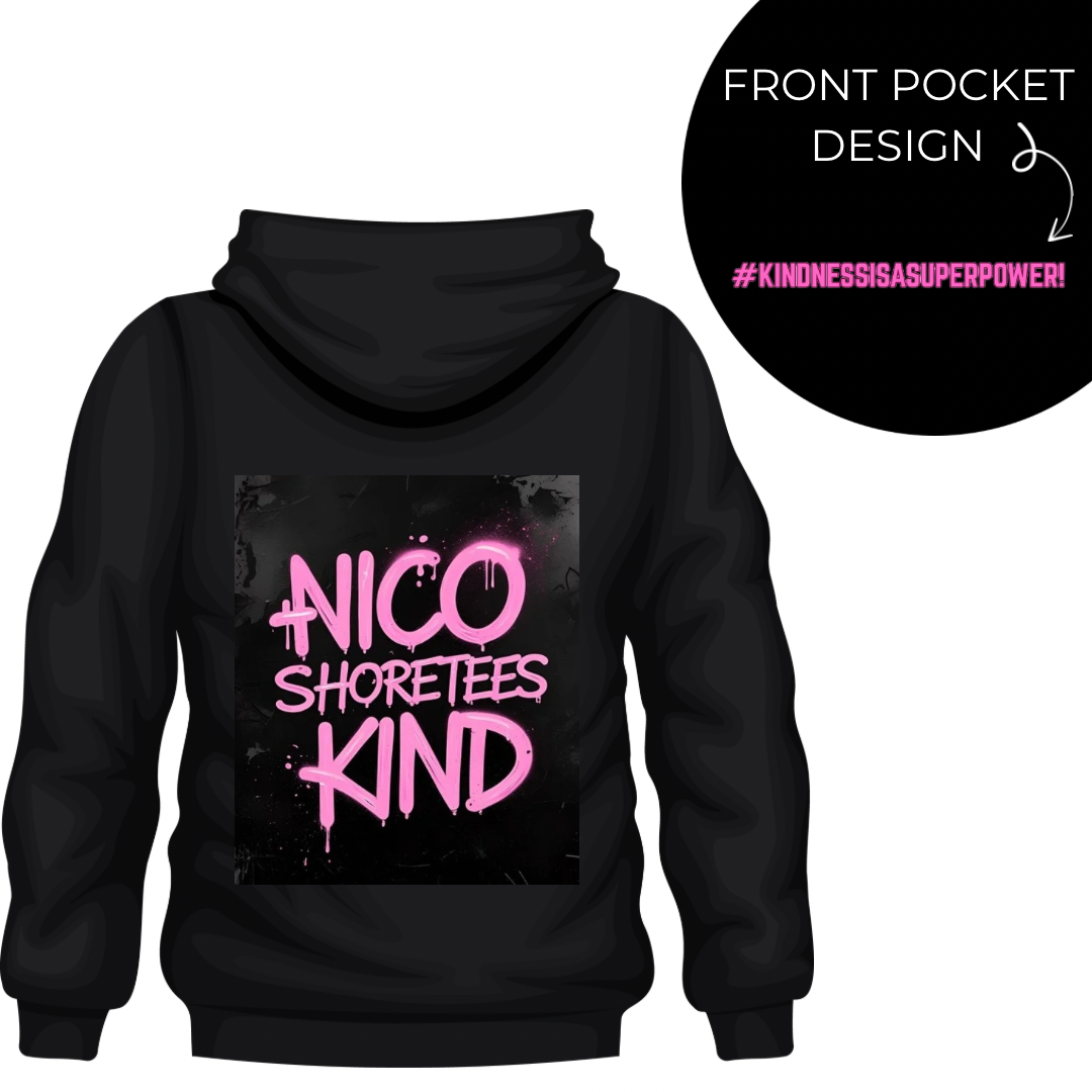 Pink graffiti zip up