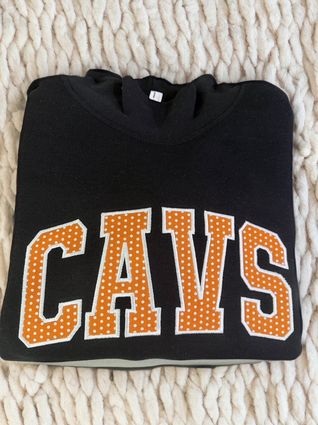 CUSTOM APPLIQUE EMBROIDERY FABRICS CREW NECKS
