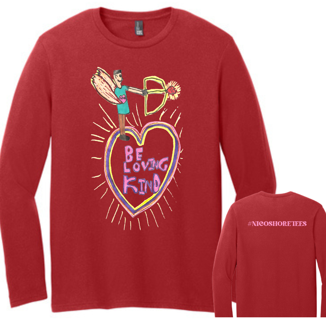 Long sleeve valentine nicoshoretees