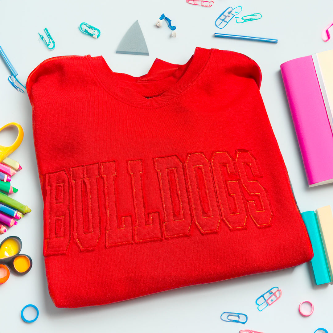 Sweatshirt applique custom