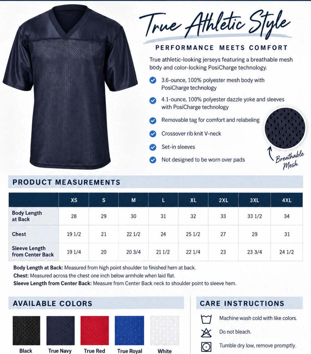 Glitter appliqué replica jerseys