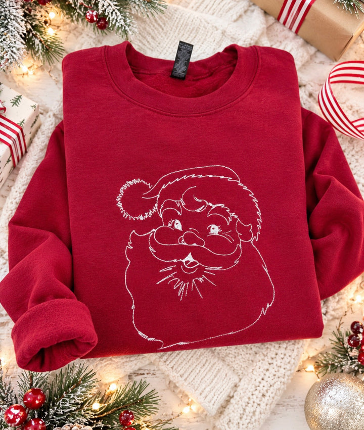 Embroidered Santa