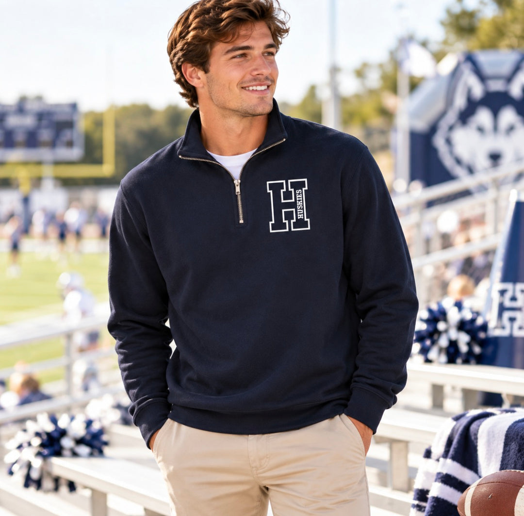 Quarter Zip Mascot simple version