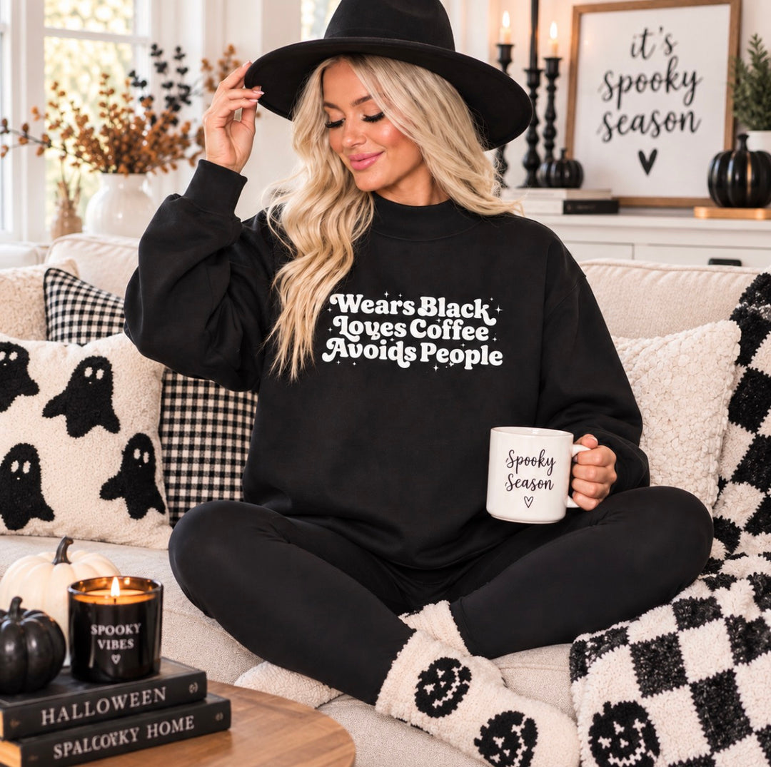 Wears black