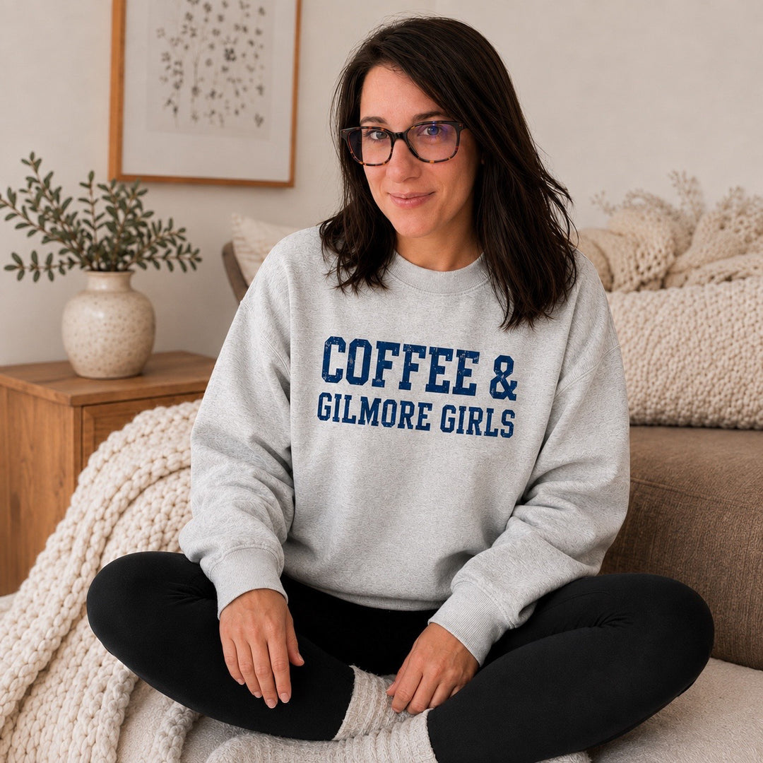 Coffee and Gilmore girls crewneck