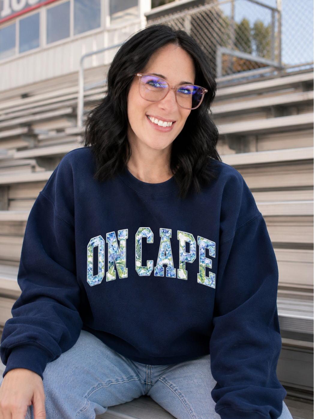 CUSTOM APPLIQUE EMBROIDERY FABRICS CREW NECKS