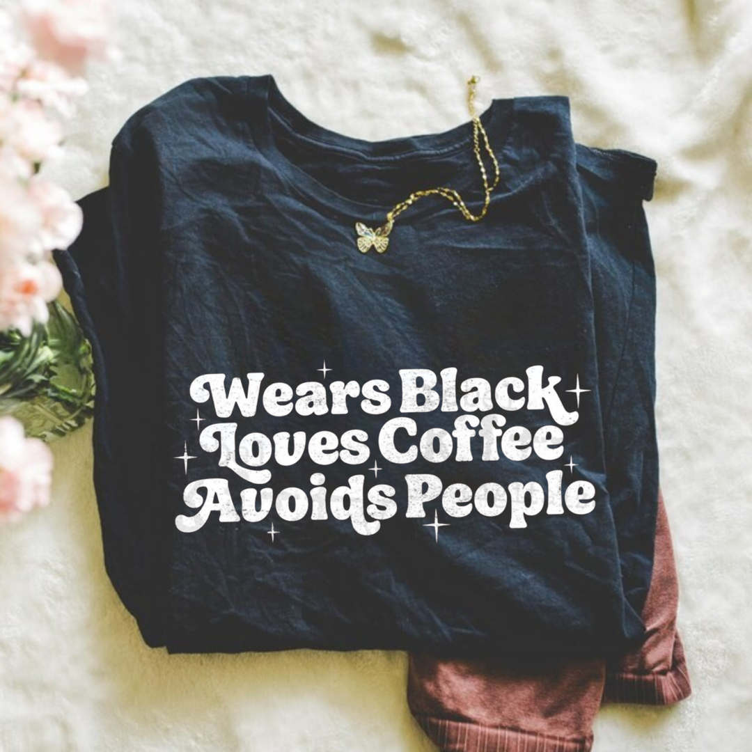 Wears black
