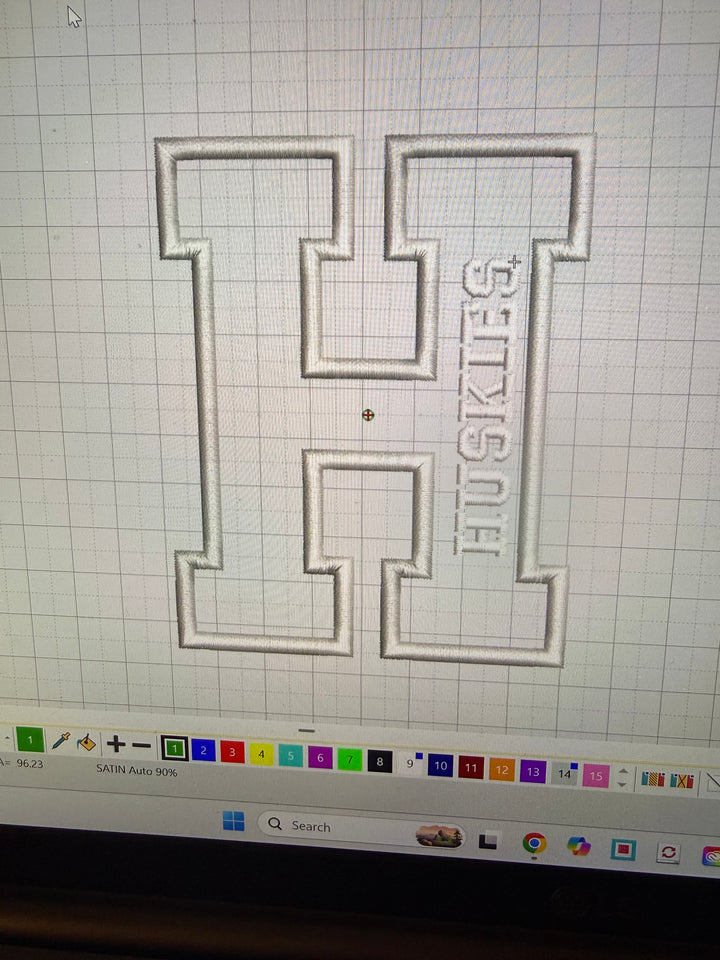 Quarter Zip Mascot simple version