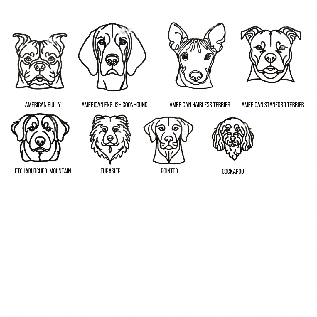 Embroidered pocket dog line art (original version)