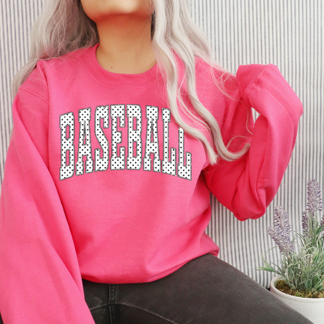 Polka dot varsity words