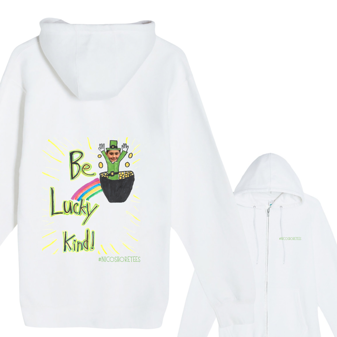 Lucky Zip up nicoshoretees