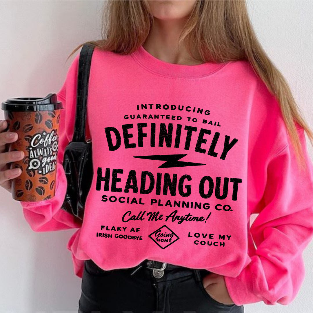 Definitely heading out social planning co