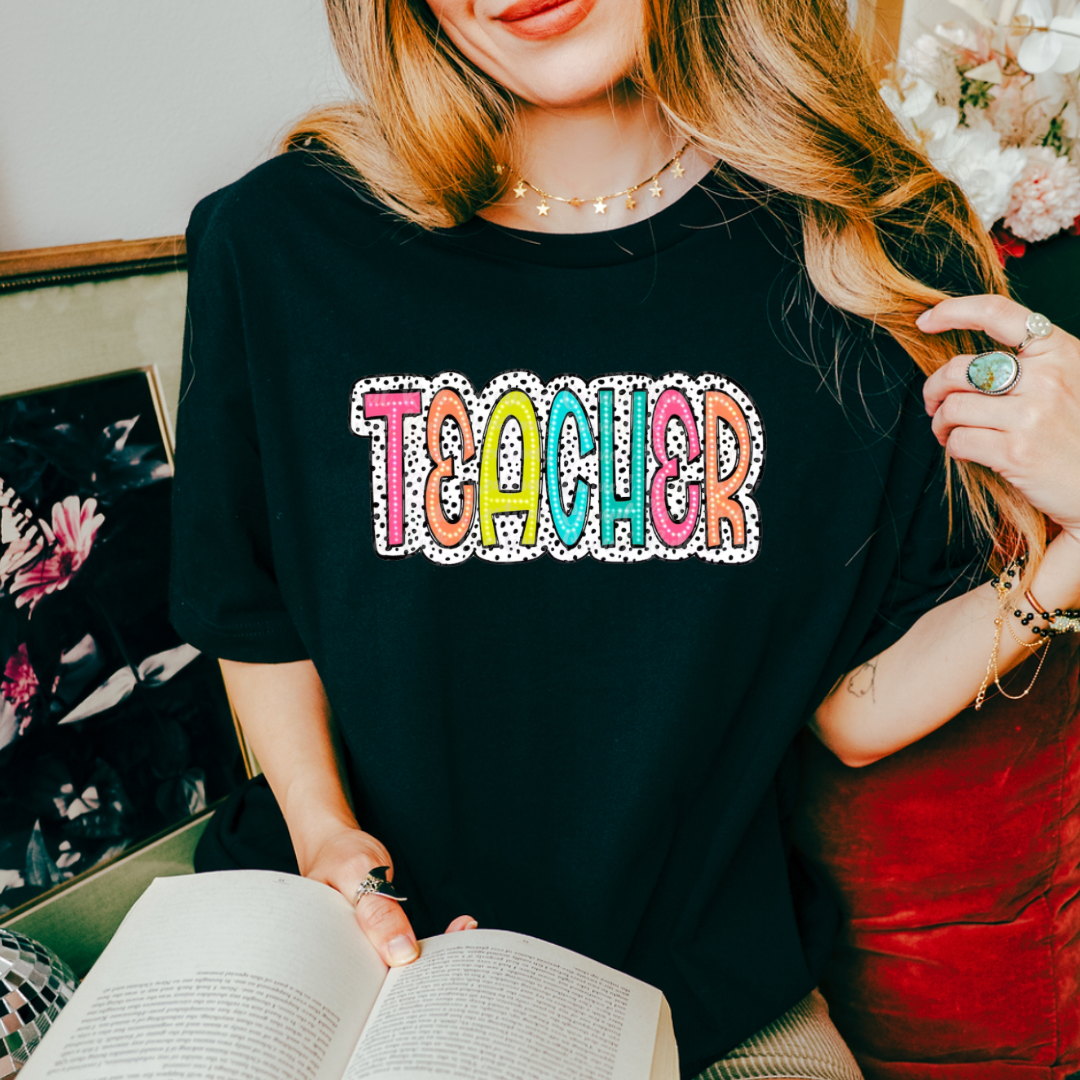 Polka dot teacher