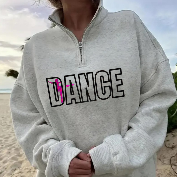 Sports quart zip sweatshirts embroidered