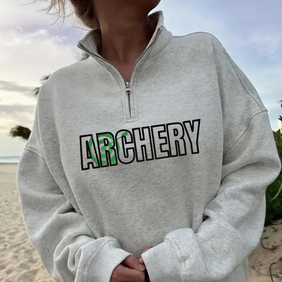 Sports quart zip sweatshirts embroidered