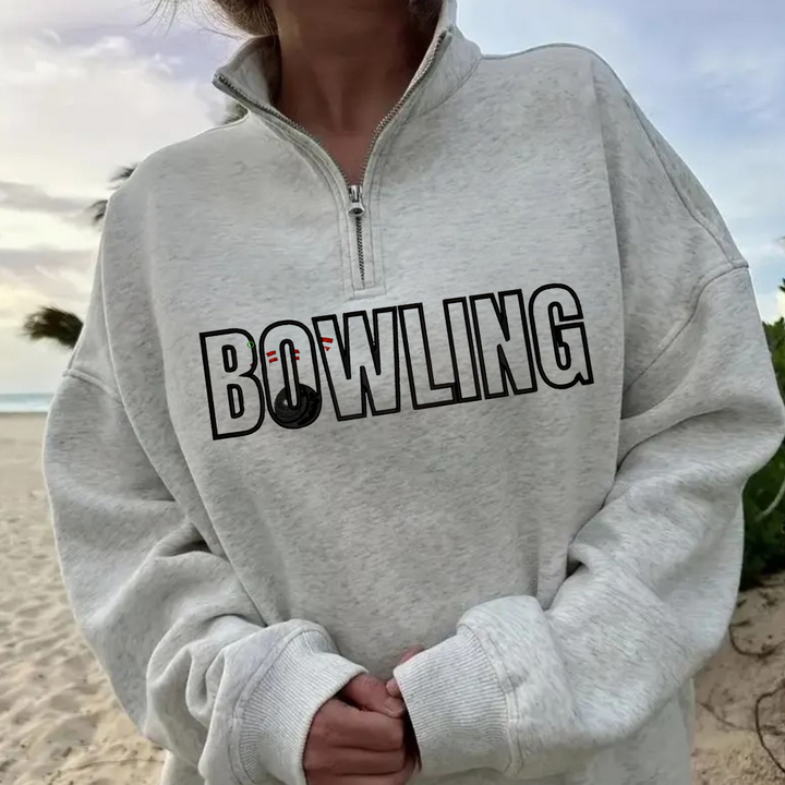 Sports quart zip sweatshirts listing 2 embroidered